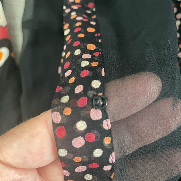 BCBG MAX AZRIA Silk tie blouse size XS - Picture 5 of 12